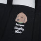 Custom Dog Face Embroidered Bags - Personalized Pet Portrait Accessories - Perfect Dog Lover Gift
