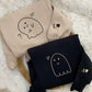 Custom Embroidered Cute Ghost Matching Hoodies for Couples