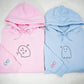 Custom Embroidered Cute Ghost Matching Hoodies for Couples
