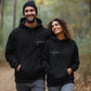 Custom Embroidered Heartbeat Matching Hoodies for Couples