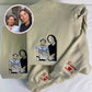 Custom Embroidered Hoodie With Picture, Capture Your Moment
