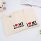 Custom Embroidered I Love My Girlfriend, Boy Friend Matching T-shirts for Couples