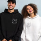 Custom Embroidered Laundry Ghosts Matching Hoodies for Couples