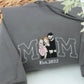 Custom Mama Hoodies - Multi Child Family Embroidered Sweatshirts - Perfect Mother Gift with Kids Names
