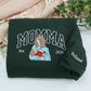 Custom Mom Hoodies - Family Portrait Embroidered Sweatshirts - Perfect New Mom Gift Est Year