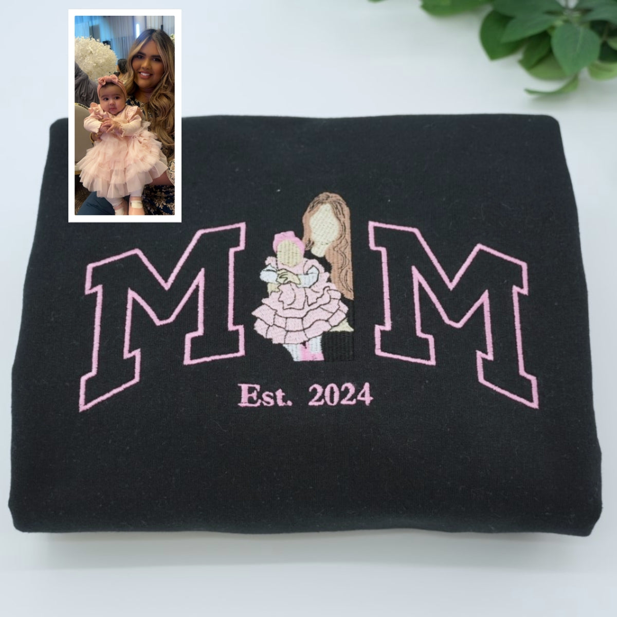 Custom Mom Hoodies - Multi Child Family Embroidered Sweatshirts - Perfect New Mother Gift with Kids Names
