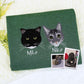 Custom Multiple Cat Portrait Hoodies - Personalized Multi Pet Embroidered Sweatshirts - Cat Parent Gift