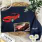 Custom Muscle Car Embroidered Sweatshirts - Photo to Embroidery Vehicle Portraits - Car Enthusiast Gift