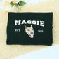 Custom Pet Portrait Hoodies - Dog Face Varsity Embroidered Sweatshirts - Personalized Pet Parent Gift