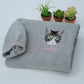 Custom Pet Portrait Hoodies from Photo - Cat Face Embroidered Sweatshirts - Premium Pet Memorial Gift