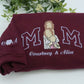 Custom Photo Mom Hoodies - Sibling Embroidered Sweatshirts - Perfect Mother Gift with Kids Names