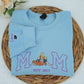 Custom Photo Mom Hoodies - Sibling Embroidered Sweatshirts - Perfect Mother Gift with Kids Names