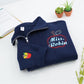Custom Teacher Quarter Zip - Personalized Apple Embroidered Sweatshirt - Perfect Teacher Gift