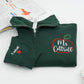 Custom Teacher Quarter Zip - Personalized Apple Embroidered Sweatshirt - Perfect Teacher Gift
