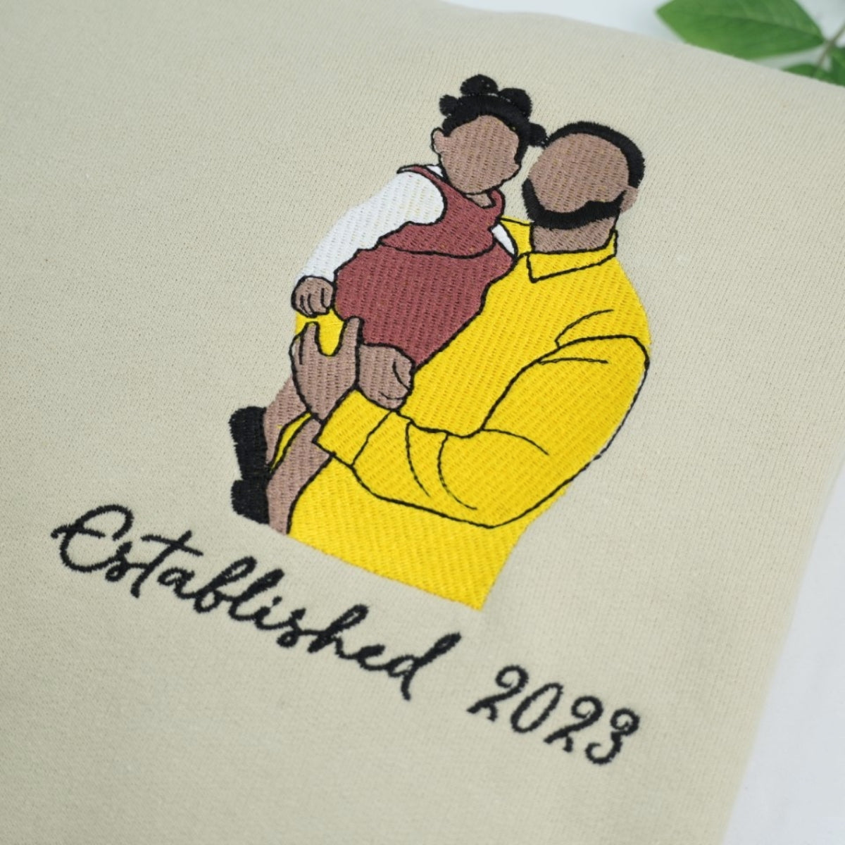 Dad Family Custom Hoodies - Father Embroidered Sweatshirts - Perfect New Dad & Father's Day Gift