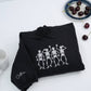 Dancing Skeletons Halloween Hoodies - Custom Embroidered Personalized Halloween Sweatshirts