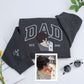 Devoted Dad Custom Hoodies - Caring Father Embroidered Sweatshirts - Perfect Father's Day Gift