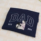 Devoted Dad Custom Hoodies - Caring Father Embroidered Sweatshirts - Perfect Father's Day Gift