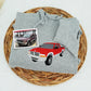 Custom Car Photo Embroidered Hoodie or Sweatshirt – Personalized Gift for Dad, Grandpa, or Car Lovers