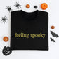 Feeling Spooky Custom Sweatshirts - Halloween Embroidered Apparel - Perfect Spooky Season Gift