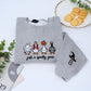 Halloween Custom Sweatshirts - Spooky Goose Embroidered Design - Cute Halloween Apparel