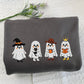 Halloween Ghost Custom Hoodies - Spooky Embroidered Sweatshirts - Perfect Halloween Gift