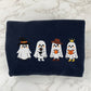 Halloween Ghost Custom Hoodies - Spooky Embroidered Sweatshirts - Perfect Halloween Gift