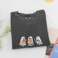 Halloween Ghost Trio Custom Sweatshirts - Cute Trick-or-Treat Embroidered Hoodies - Perfect Spooky Family Gift