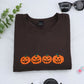 Halloween Pumpkin Hoodies - Jack-o'-Lantern Embroidered Sweatshirts - Perfect October Gift