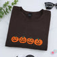 Halloween Pumpkin Hoodies - Jack-o'-Lantern Embroidered Sweatshirts - Perfect October Gift