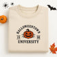 Halloweentown University Embroidered Sweatshirts - Halloween Pumpkin College Style - Spooky Season Gift