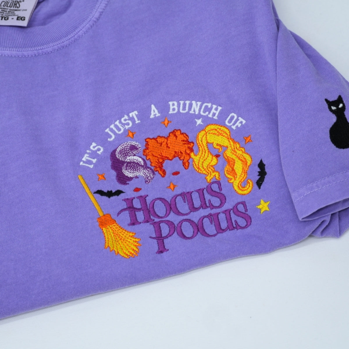 Hocus Pocus Halloween Sweatshirts - Custom Embroidered Fall Apparel - Perfect Halloween Gift