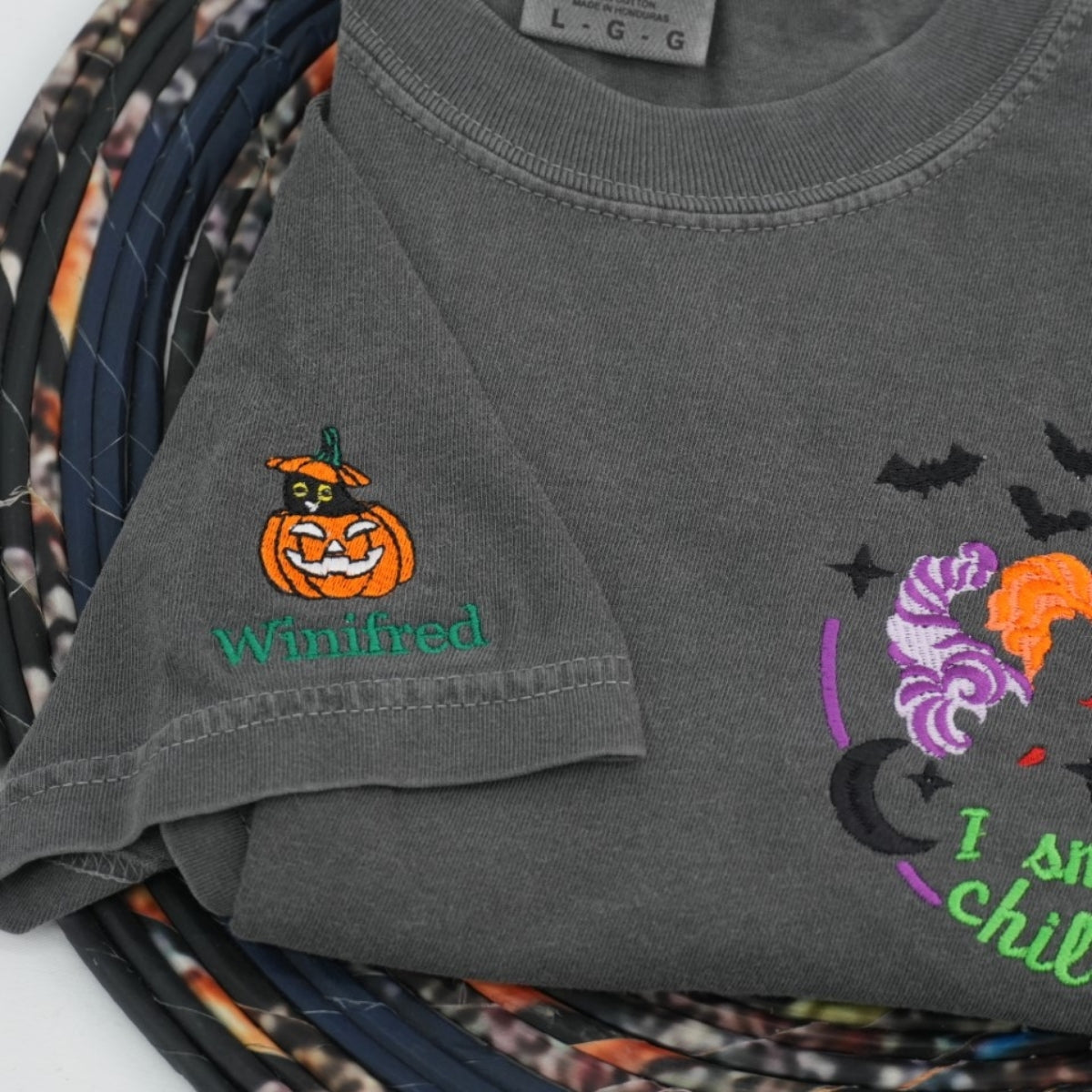 I Smell Children Halloween Teacher Shirts - Witch Professional Embroidered T-Shirts - Halloween Gift