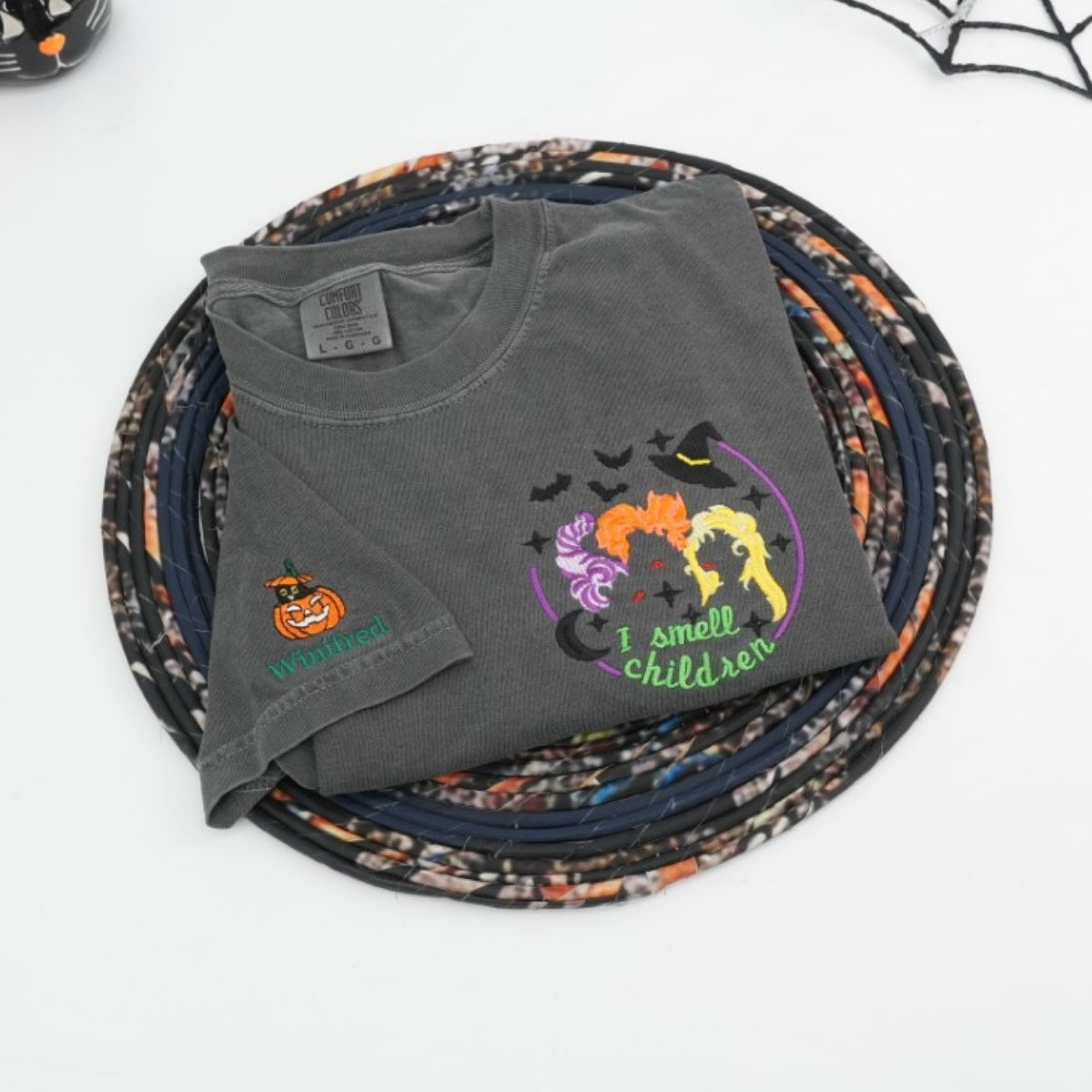 I Smell Children Halloween Teacher Shirts - Witch Professional Embroidered T-Shirts - Halloween Gift