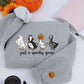 Just A Spooky Goose Halloween Hoodies - Funny Costume Geese Embroidered Sweatshirts - Perfect Halloween Gift