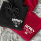 Personalized Money Maker Embroidered Matching Relationship Hoodies
