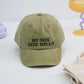 My Dog Says Hello Custom Embroidered Hats - Dog Lover Caps - Perfect Pet Parent Gift