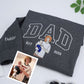New Dad Custom Hoodies - Father Baby Embroidered Sweatshirts - Perfect First Father's Day Gift