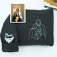Personalized Embroidered Hoodies Line Art With Pictures