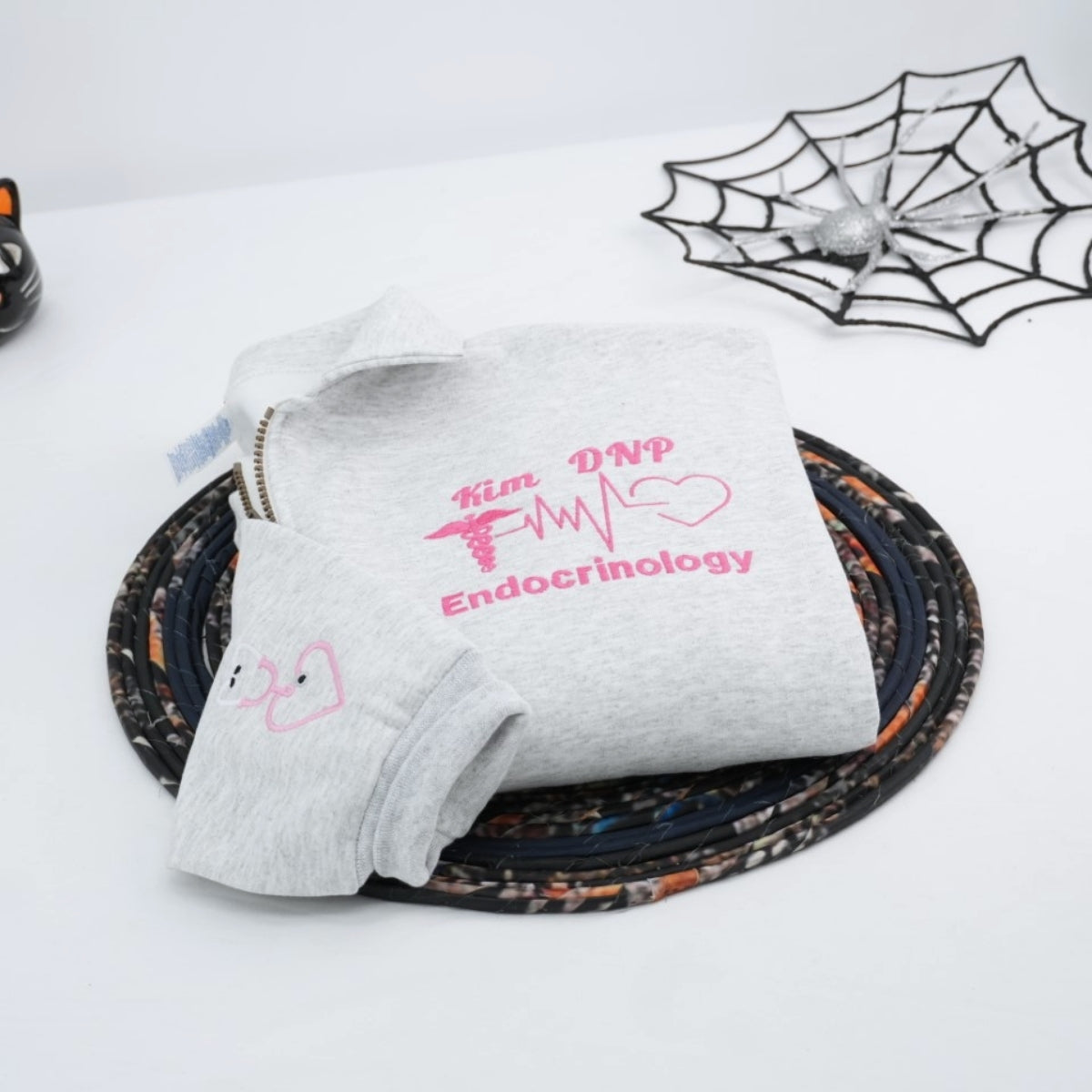 Personalized Medical Quarter-Zip - Custom Healthcare Professional Embroidered Apparel - Perfect Nurse Practitioner Gift