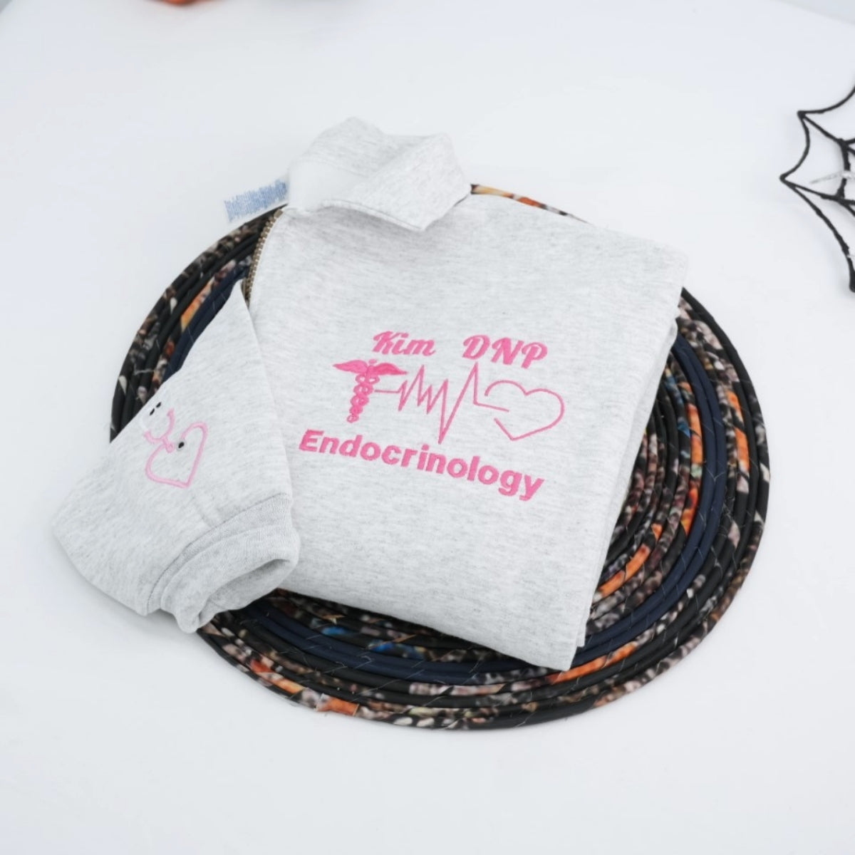 Personalized Medical Quarter-Zip - Custom Healthcare Professional Embroidered Apparel - Perfect Nurse Practitioner Gift