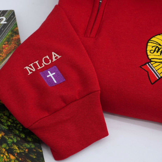 Personalized Mrs Teacher Bow Quarter-Zip - Custom Name Embroidered Education Apparel - Perfect Teacher Gift