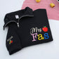 Personalized Mrs Teacher Quarter-Zip - Custom Name Embroidered Education Apparel - Perfect Teacher Gift