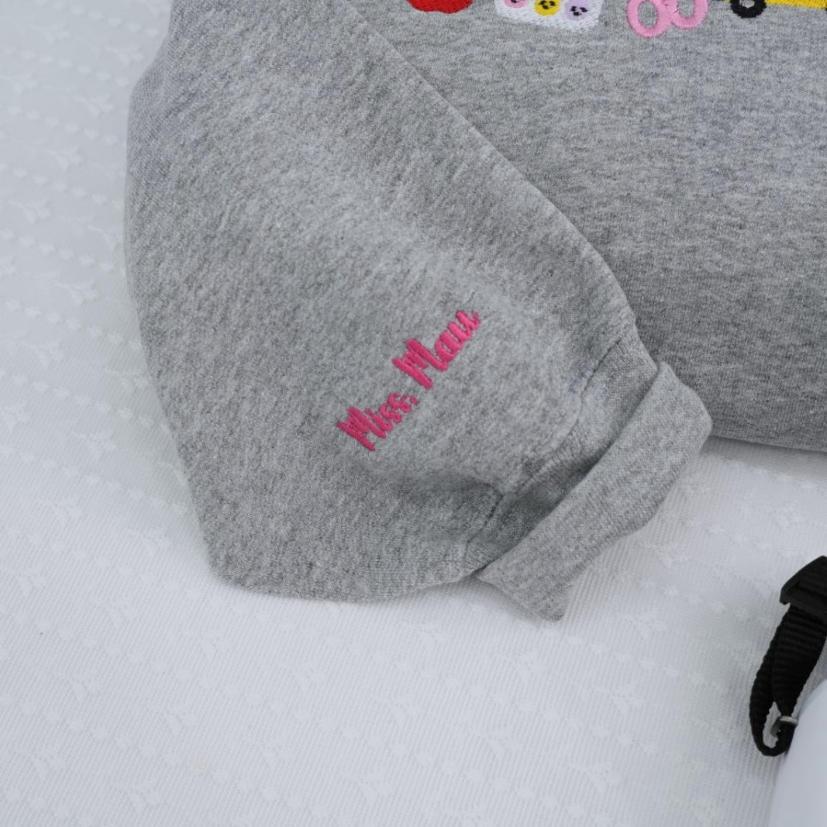 Personalized Teacher Hoodies - Custom Mrs Name Embroidered Zip-Up - Back to School Gift