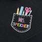 Personalized Teacher Team Zip Up Hoodies - Custom Name Embroidered School Staff Sweatshirts - Bulk Order