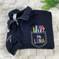 Personalized Teacher Zip Up Hoodies - Custom Name Embroidered Sweatshirts - Perfect Educator Gift