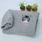 Pet Portrait Custom Hoodies - Cat Face Embroidered Sweatshirts with Names - Premium Cat Lover Gift