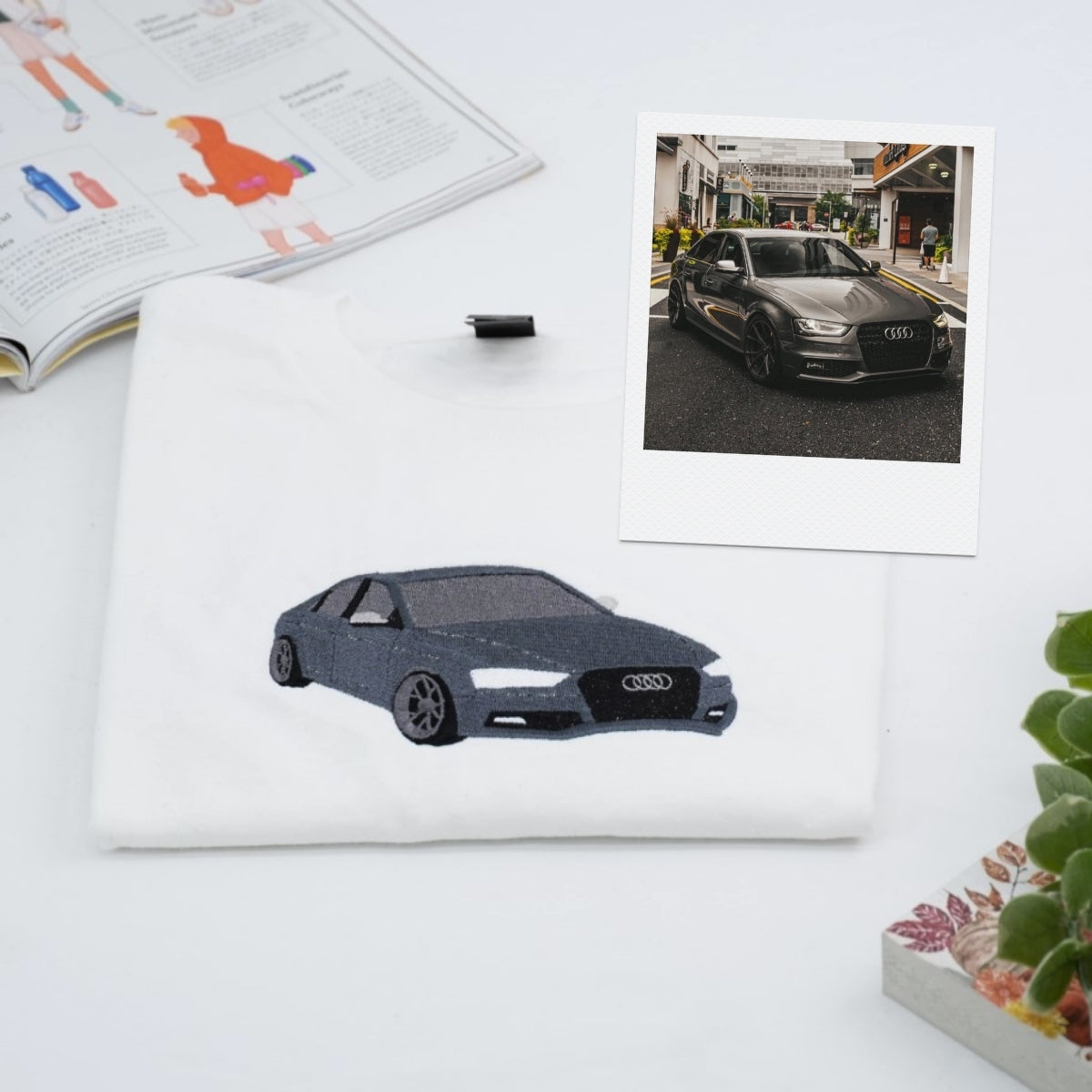 Racing Car Custom T-Shirts - Sports Car Embroidered Apparel - Perfect Auto Racing Gift