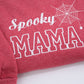 Spooky Mama Halloween Hoodies - Custom Embroidered Mom Sweatshirts - Perfect Halloween Gift