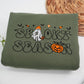 Spooky Season Custom Sweatshirts - Halloween Embroidered Hoodies - Perfect Fall Halloween Gift